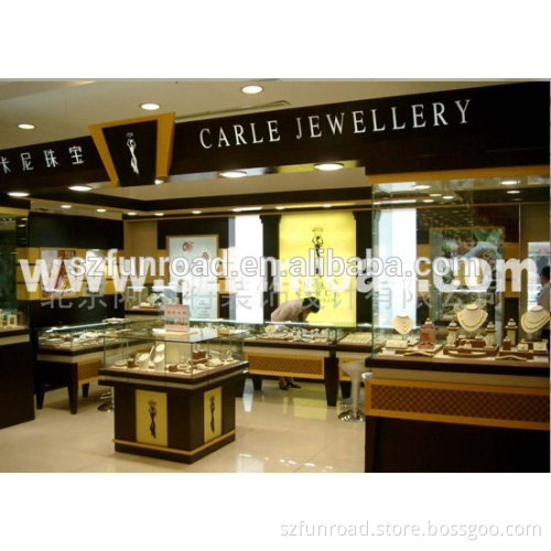 Glass Jewelry Shop Showroom Display Furniture Counter